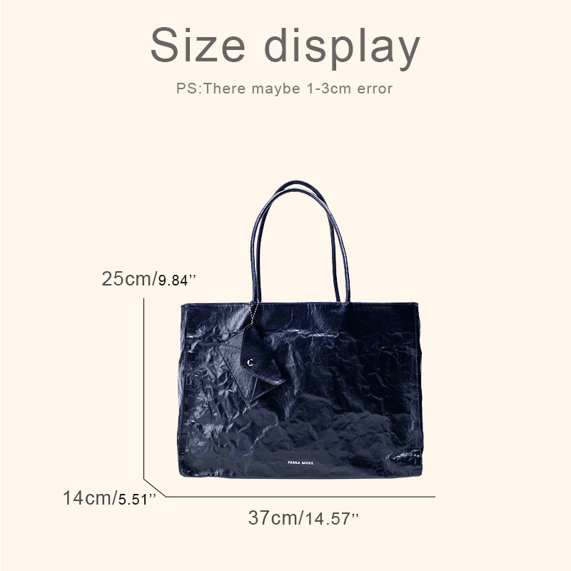 Korean Casual Kraft Paper Tote - Luxury Bags Tote review and price
