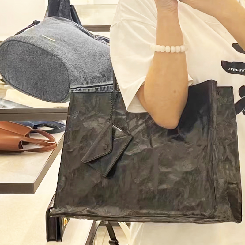 Korean Casual Kraft Paper Tote - Luxury Bags Tote review and price