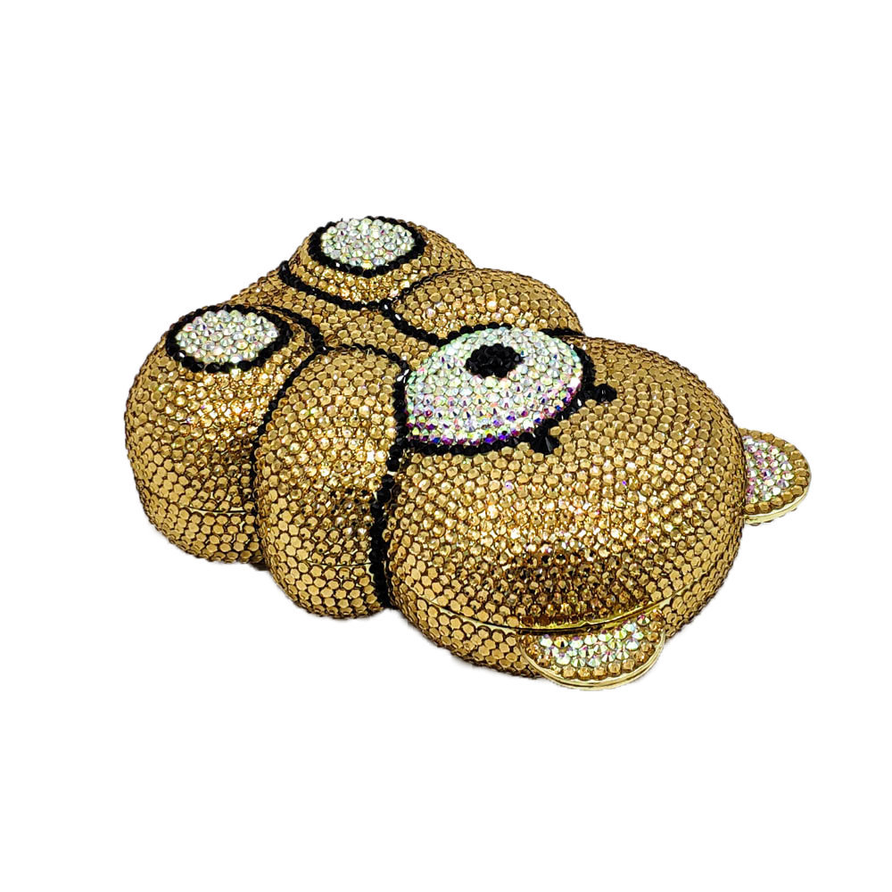 Cute Bear Rhinestone Evening B - Luxury Bags Cute review and price