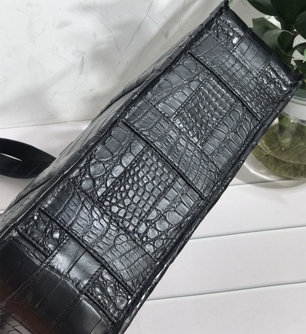 New Crocodile Leather Laptop B - Luxury Bags Tote review and price
